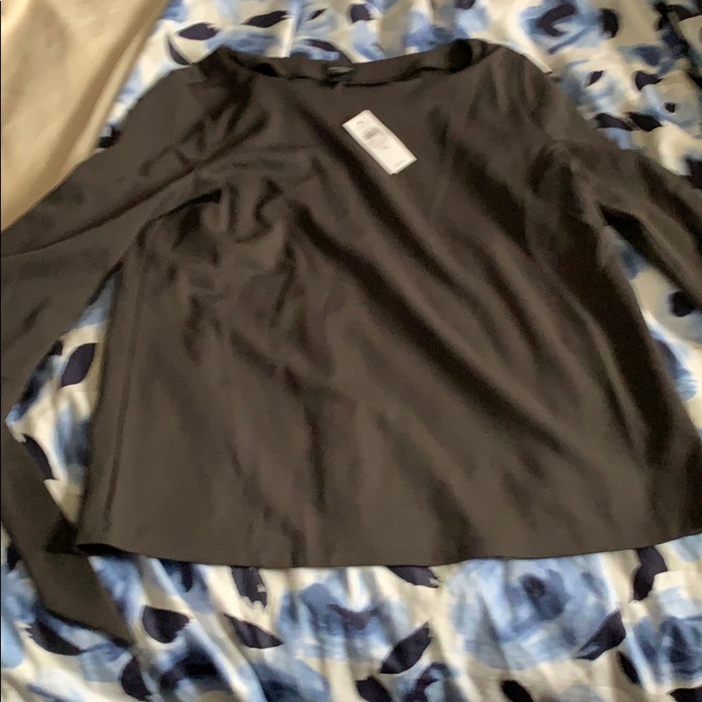 Ann Taylor blouse grey NWT size M